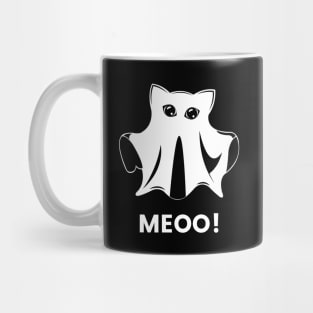 Cute Cat Boo "Meoo" Mug